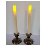 La Pierre Sterling Weighted Candlestick Holders