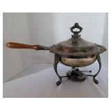 Lion Claw Foot Daisy Lidded Chafer w/Stand