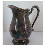 Camille #6017 Water Pitcher Silverplated 9.5" t