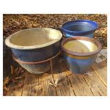 Large Flower Pots - Set of 4