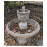 Concrete Fountain 4 ft Tall - VERY HEAVY