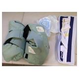 Heel Boots & Knee Brace +
