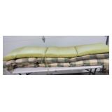 Outdoor Lounger Cushions - set of 3