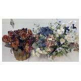 Faux  Potted Flowers - Set of 2