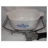 Corning Ware Cornflower Casserole Dish ++