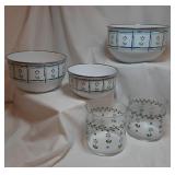 Enamelware Nesting Mixing Bowls ++