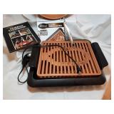 Red Copper Electric Grill, Skillet & Cookbook