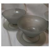 6pc. Tupperware Pudding Keepers w/ lids