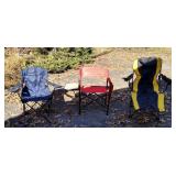 Outdoor Chairs - set of 3