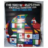 Poster with World Flags 1982 World