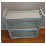Small Plastic Shelf 30 tall x 25x 8.5 deep