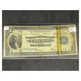Series 1918 Large Size Chicago National Currency $
