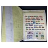 Postage Stamps of the World Album and Stamp Collec