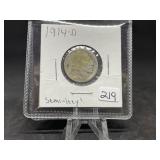 Buffalo Nickels:  1914-D