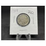 Buffalo Nickels:  1919