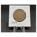Large Cents: 1851