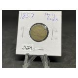 Flying Eagle Cents:  1857