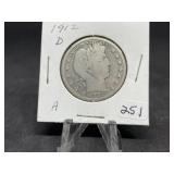 1912-D Barber Half