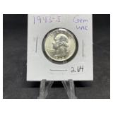 Washington Silver Quarters (Nice): 1943-S