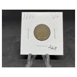 Indian Cents:  1880
