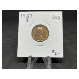 Lincoln Cents:  1937-S