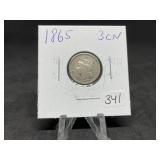 Three Cent Nickels: 1865
