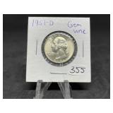 Washington Silver Quarters (Nice Condition):1951-D