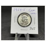 Washington Silver Quarters (Nice Condition):1954-S