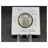 Washington Silver Quarters (Nice Condition): 1960