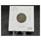 Indian Cents:  1884