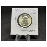 Washington Silver Quarters (Nice Condition):1944-S