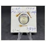 1944 Philippines Silver 10 cents
