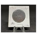 1913 British Large Penny