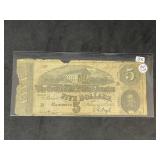 Confederate 1864 $5 (T-69)