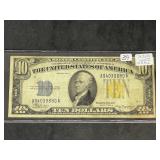 Series 1934-A WWII North Africa Emergency $10 Silv