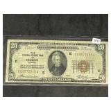 Series 1929 Richmond Fed. Reserve National  $20