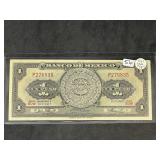 1967 Mexican One Peso Note (Unc.)