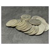 1 roll of (20) mixed Kennedy Halves