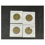 Lot of (4) vintage Presidential medals