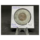 1950-D Good Luck Penny