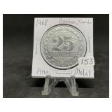 1968 Quebec Canada Anniversary Medal