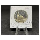 1986-S Statue of Liberty Proof Half