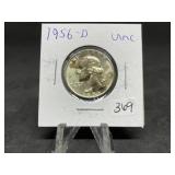 Washington Silver Quarters (Nice Condition):1956-D