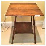 Antique Oak Square Table