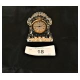 Waterford Small Tabletop Crystal Clock
