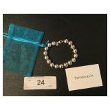 Tiffany & Co. .925 Sterling Silver Ball Bead Brace