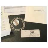 Tiffany & Co.  .925 Sterling Silver Notes Bracelet