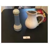 Two Decorative Pottery Pieces