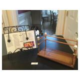 Cookbox Holder & Black Iron Cookbox Stand