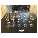 (10)  Crystal Stemware